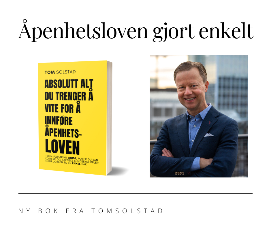 Tom Solstad bok om åpenhetsloven